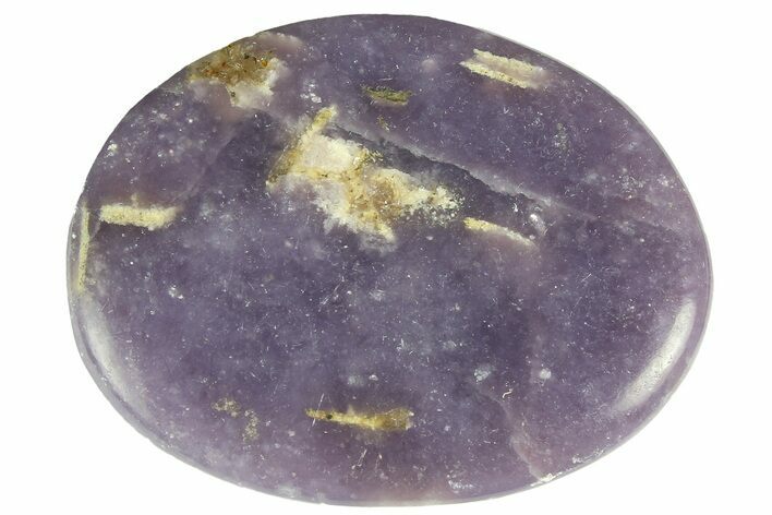 Sparkly, Purple Lepidolite Palm Stone - Madagascar #181534